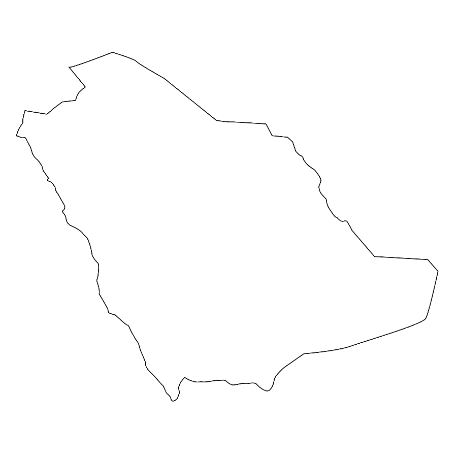 خريطة المملكة العربية السعودية